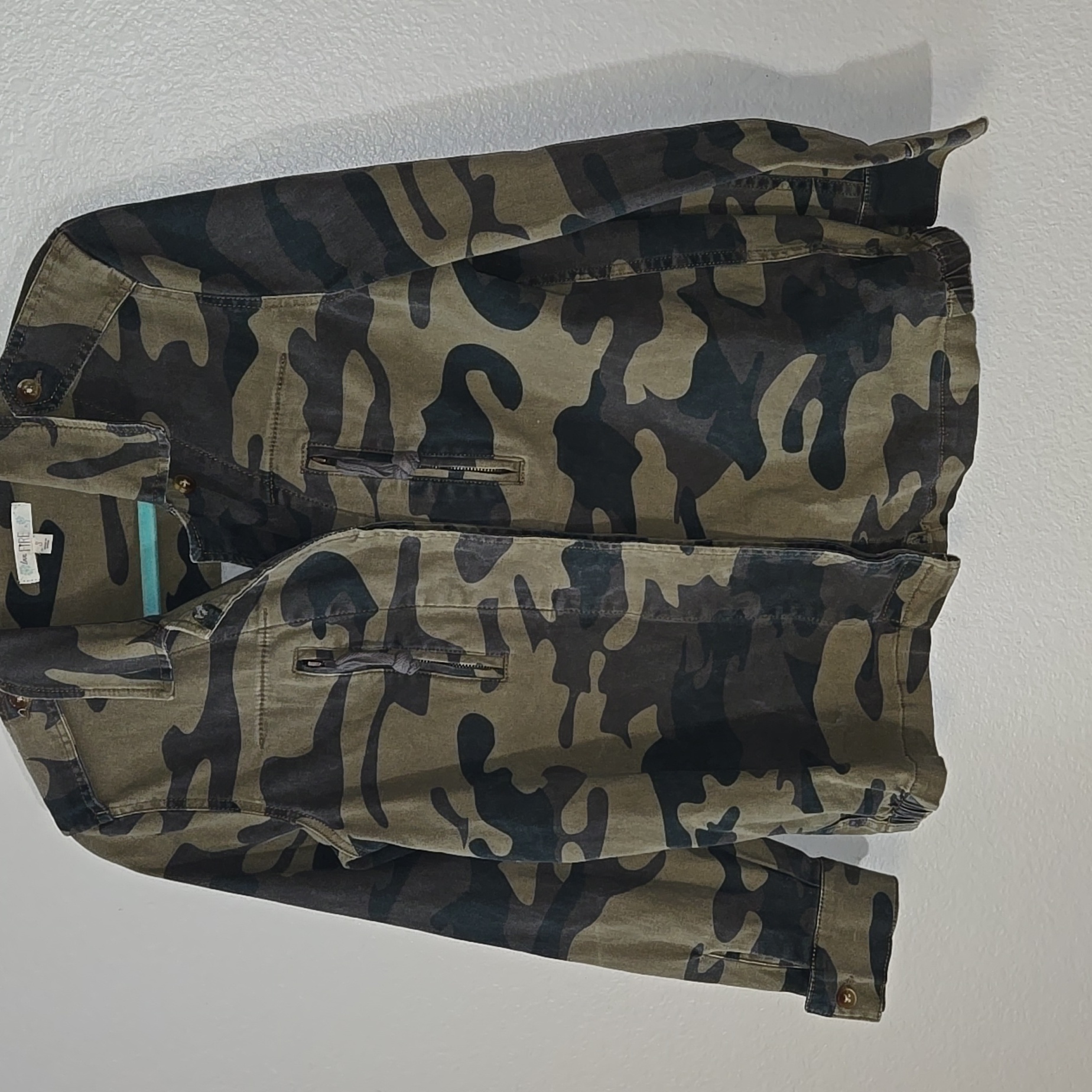 Love Fire Camo Utility Jacket Size S